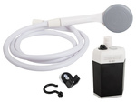 Portable tourist camping car shower with battery pump