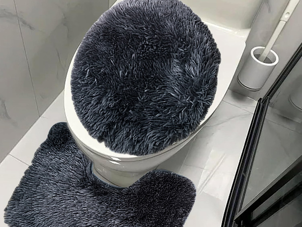Alfombrillas de baño juego de 3 piezas 3en1 antideslizante secado rápido