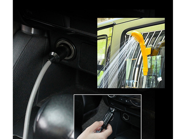 Douche touristique 12v voiture pompe camping portable