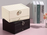 Šperkovnice organizér box zrcadlo