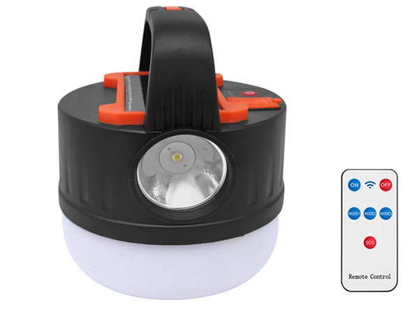 Kempování kempování lampa dobíjecí led usb turistické solární hák