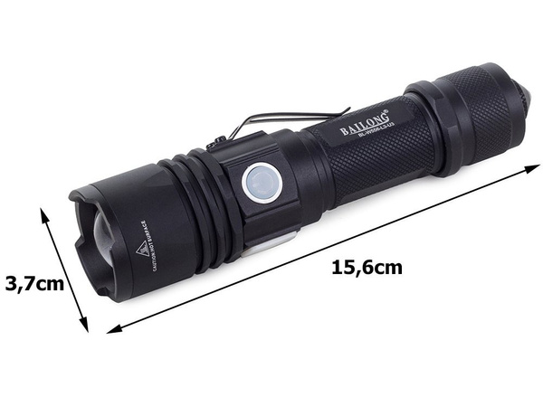 Taktiskais bailong cree rezultātā xm-l3-u3 usb lukturītis