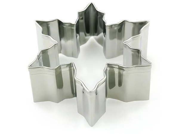Baking tray 6 pieces christmas gingerbread men set steel