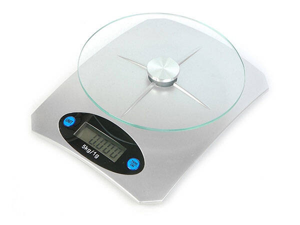 Elektronická kuchynská váha presný displej 5 kg/1g lcd