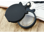 Folding magnifying glass pocket mini case lanyard