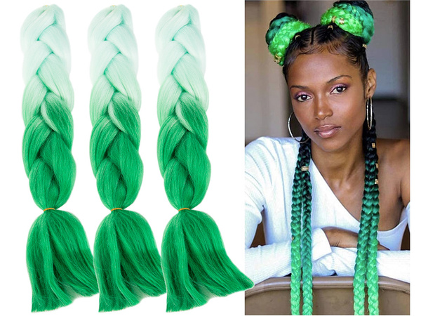 Cheveux synthétiques pour tresses ombrées