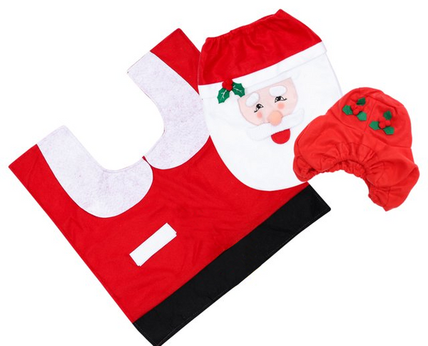 Crăciun baie set michael covor capacul scaunului de toaletă