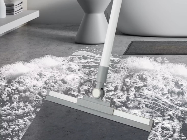 Scraper for collecting water floors windows glass mirrors broom scraper