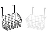 Panier métal organisateur de porte étagère de cuisine suspendue