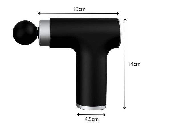 Pistola de masaje potente calentamiento enfriamiento 10 piezas de mano usb