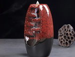 Scented ceramic fireplace waterfall incense aromatherapy + 10 wicks