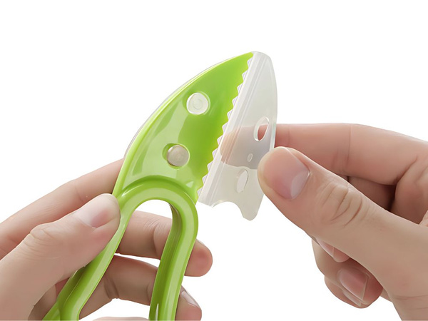 Couteau à avocat épluche-fruits multifonctionnel en plastique