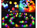Päikesepaneelide aiatuled 40 led mitmevärvilised tuled