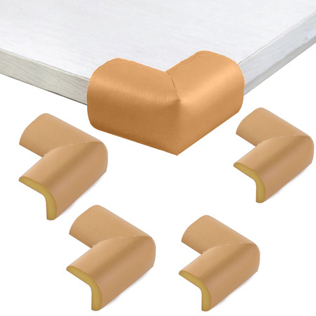 Furniture corner surface for furniture cants bronze stickers x4