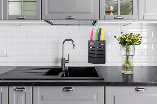 Peilių stovas virtuvės organizatorius peilių nusausintuvas