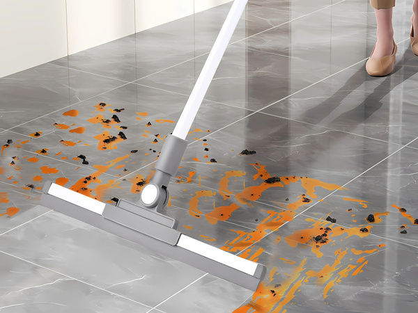 Scraper for collecting water floors windows glass mirrors broom scraper