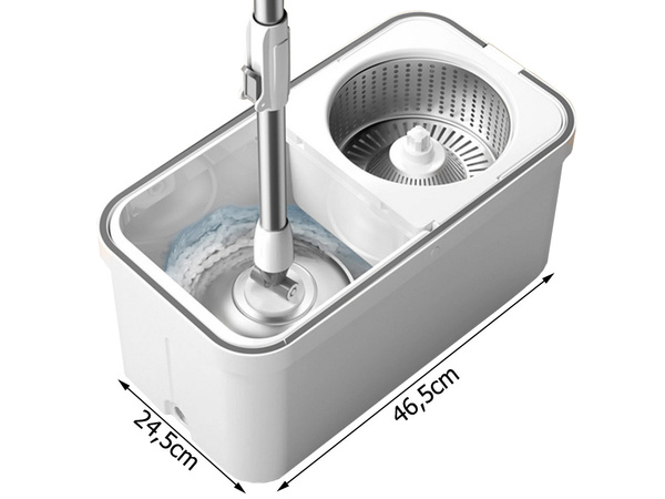 360 spin turbo turble mop washer pack 2 x tampoane din microfibră