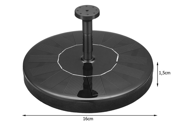 Solárne záhradné fontány čerpadlo plávajúce rybník