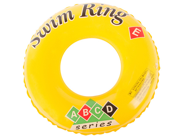 Pequeña rueda hinchable para que tu hijo nade en el agua de la piscina