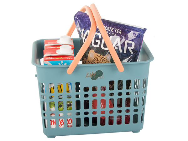 Panier à provisions pratique pour les champignons légumes poignées pliantes pour le pique-nique