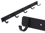 Wall clothes rack for hallway bathroom 5 hooks