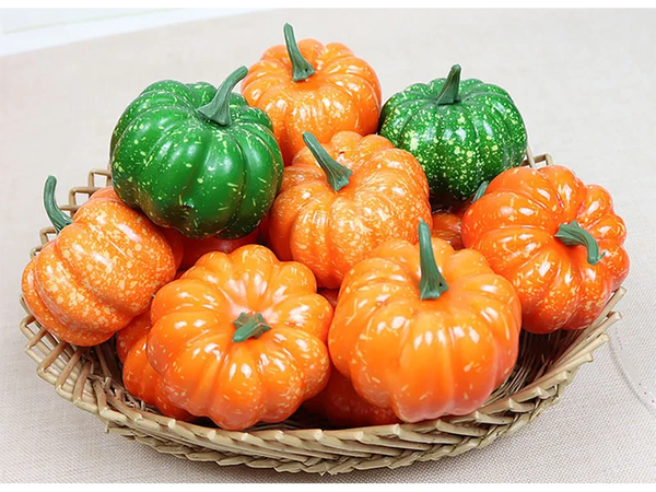 Dovleac decorativ polistiren artificial decor halloween toamna