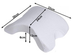 Orthopaedic pillow with armhole for sleeping memory white arch