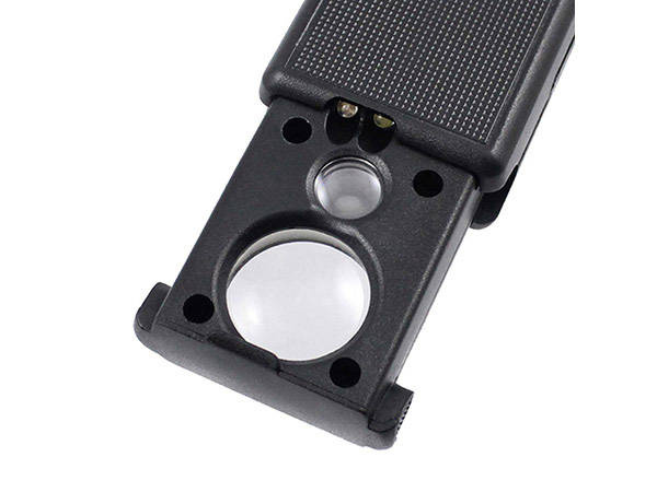 Pocket magnifier jubil. Uv extended led 30x 60x
