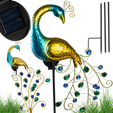 LAMPĂ SOLARĂ DE GRĂDINĂ PAW LED PE ȚEPUȘĂ DECORAȚIUNE DE GRĂDINĂ CULOARE CALDĂ