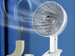Stolový ventilátor stojaci klip 3 rýchlosti bezdrôtový ručný