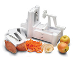 Rallador espiral decorativo para cortar verduras