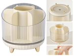 Organizador de cosmeticos joyero giratorio 360 para pinceles maquillaje cofre