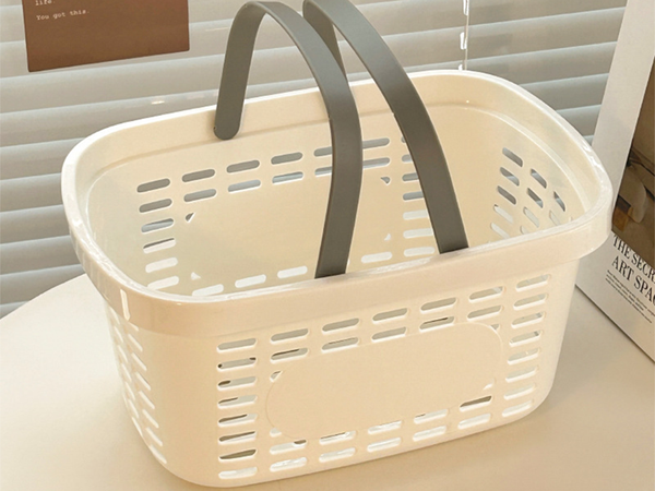 Panier panier petit panier organiseur de salle de bains pour cosmétiques clips poignées