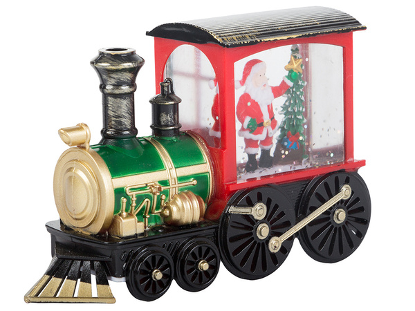 Linterna de navidad linterna decoración led decoración vidriera locomotora