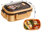 Lunchbox hommikusöögi konteiner lõunasöögi lahtritega söögiriistad