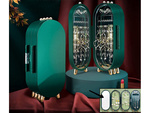 Organisateur de bijoux présentoir pliant miroir stand vert