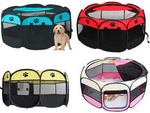 Corral plegable para perros cama para gatos jaula grande perrera ligera