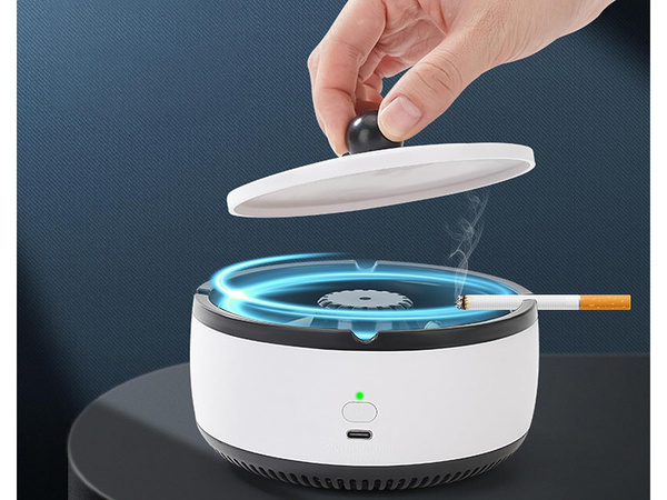 Cendrier intelligent pour voiture, nettoyant sans fumée auto-extinguible