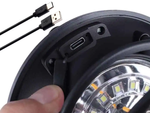 Linterna solar de camping linterna de jardín led usb sensor de movimiento crepuscular