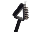 3-in-1 grill and rake cleaning scrubber