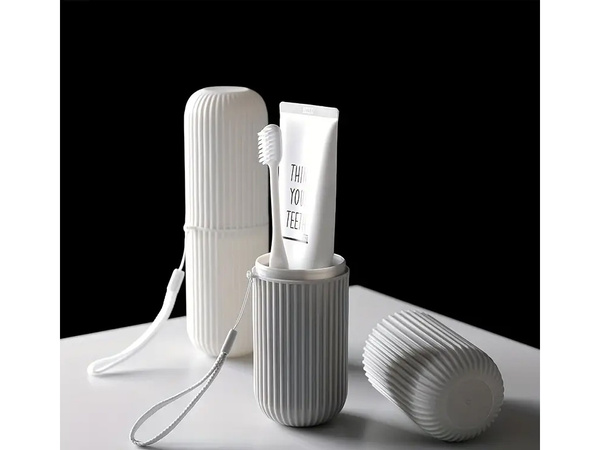 Estuche para cepillos de dientes organizador de viaje para pasta de dientes estuche para cosméticos