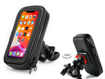 Bicycle phone holder waterproof lockable rotatable 360