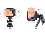 Tripod phone stand holder adjustable