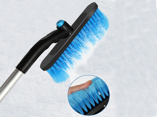 Scraper brush telescopic brush folding for car windows snow ice