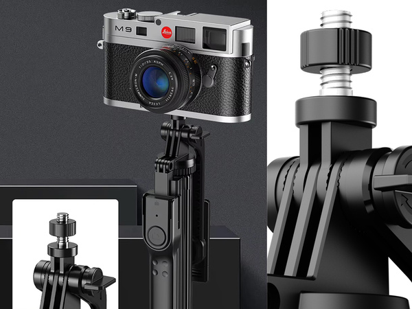 Selfie stick phone holder tripod bluetooth remote control 178 cm