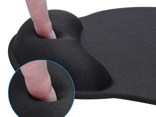 Peles paliktnis zem plaukstas ergonomiska gela atmiņa