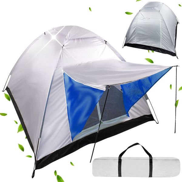 Tienda iglo para 4 personas con toldo camping playa