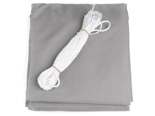 Waterproof garden sun sail 3x2m grey rectangle awning