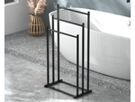 Bathroom towel rack loft metal towel rack for bathroom dryer
