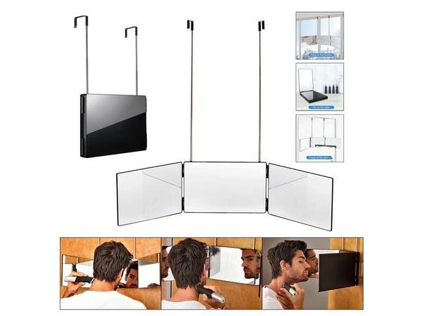 Espejo de pared plegable de 3 piezas